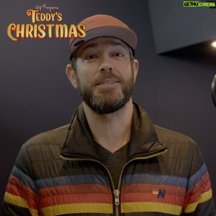 Zachary Levi Instagram - 🎄✨ Hey everybody! I am thrilled to be the voice of the adorable “Teddy” in the magical family Christmas adventure TEDDY’S CHRISTMAS, in theaters now🧸❄️ Check out the link in my stories to get your tickets! @capelight_pictures @blue_fox_entertainment Directed by: Andrea Eckerbom Written for screen by: @haraldre @larsgudmestad Produced by: @thea.benedikte and Kevin Karlsen