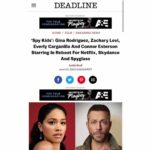 Zachary Levi Instagram – My career has been full of so many incredible surprises and gifts, and the hits just keep on comin! What a dream come true to collaborate with the great and powerful @rodriguez, a man who has shaped the Austin film scene AND this incredible genre! But more than that, to FINALLY team up with mi hermana @hereisgina after literal years of friendship is just the dreamiest. 🥰 @everlyeverywhere, @connoresterson, it’s an honor to be your movie spy-dad. I’ll do my best to steer ya right. 🙏 And as always, a massive thank you to my friends at @netflix and @skydance for seeing fit to bring me into the family. Now, let’s go save the world, shall we? 🤘😎🤘
