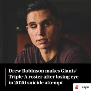 Zachary Levi Instagram - This. This. This. This. This. 🙏 

Via @espn: Drew Robinson could play as soon as Thursday, when the Sacramento River Cats open their season in his hometown of Las Vegas. Link in bio for more on his story. (🎥 @espne60)
