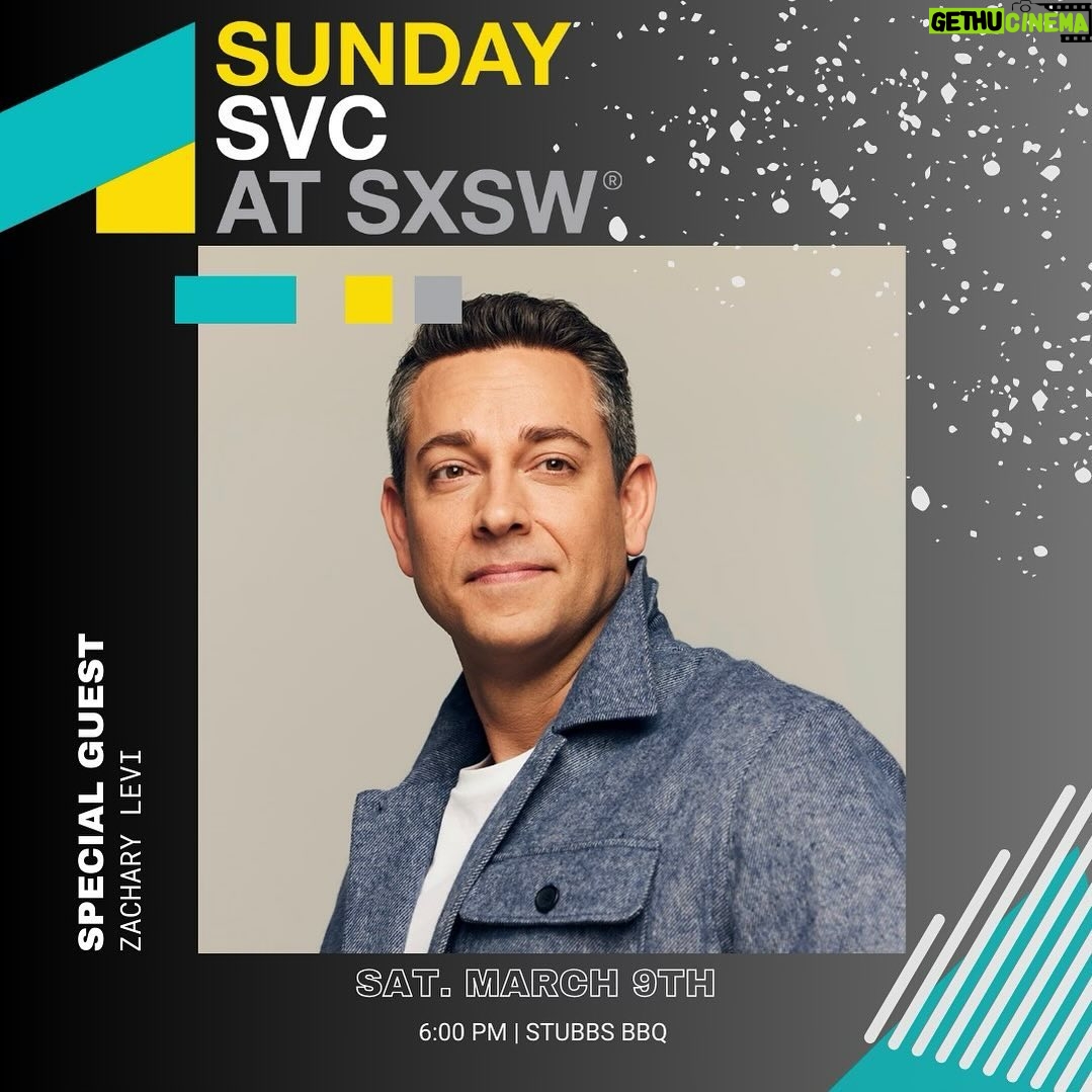 Zachary Levi Instagram - I’m thrilled to announce that I will be speaking at @SundaySVC during SXSW on March 9th. Let’s connect for a day of innovation & creativity. See you there #SundaySVC #SXSW2024 #SpeakerSpotlight