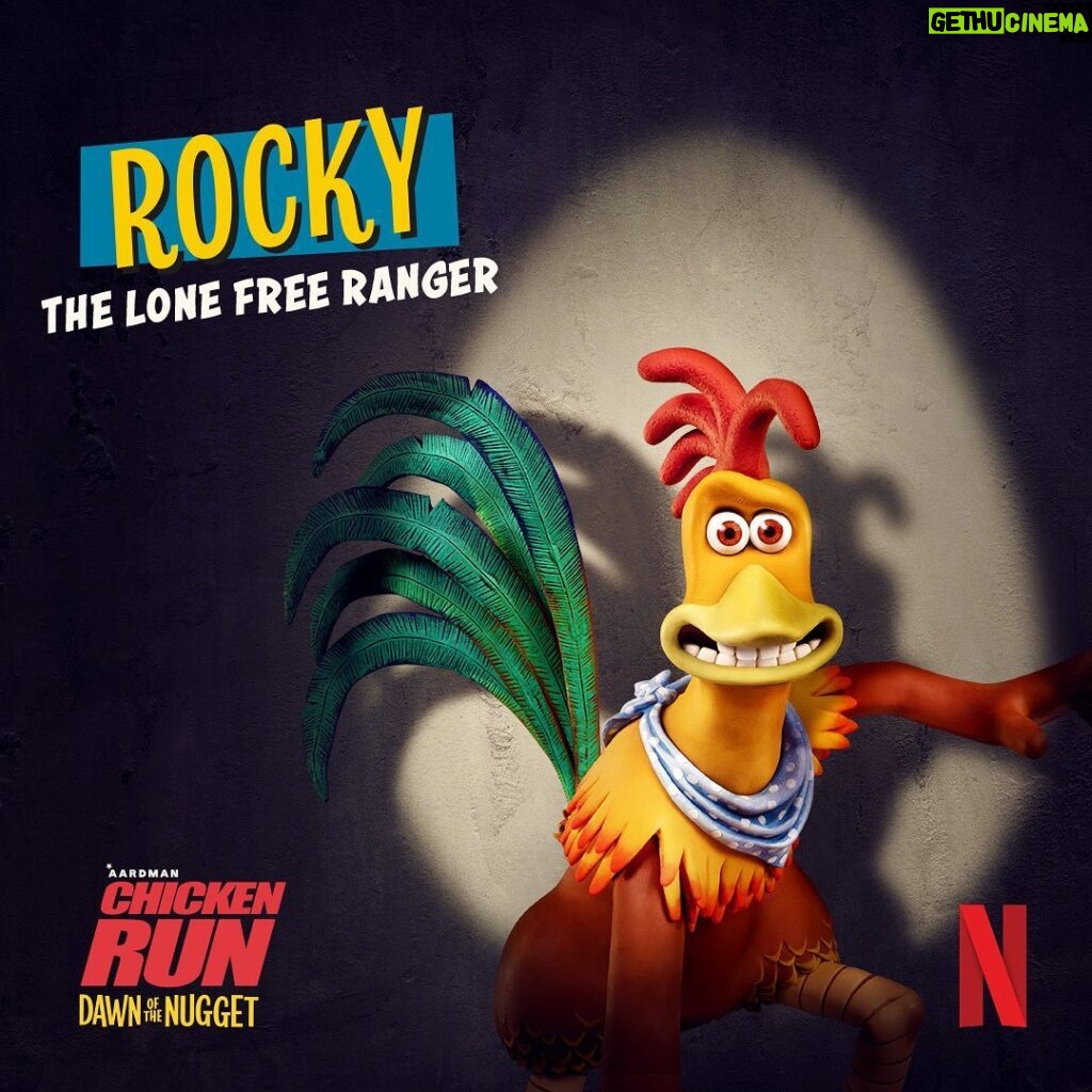 Zachary Levi Instagram - Cock-a-doodle do, my friends… it’s almost time! 🐔💃🏻 Rocky (heyy, that’s mee!!) now with his daughter, Molly, are headed your way in Chicken Run: Dawn of the Nugget later this year on @Netflix. Lettsssgo!