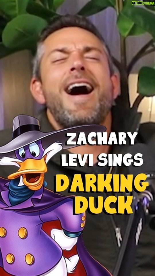 Zachary Levi Instagram - @zacharylevi sings the Darkwing Duck theme song with the actual Darkwing, @jimjcummings π₯° Full episode available in bio π₯ #disney #disneygram #disneyplus #disneyland #disneylover #disneyworld #darkwingduck #zacharylevi #shazam #90s #voiceactor #voiceacting #jimcummings