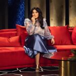 Zahra Arafat Instagram - من ظهوري امس في برنامج #ليالي_الكويت ​ شكرا للمصور الجميل @nawafadel ​ @ghadarazouqi1 ​ @hanandashti.official ​ الميكب والشعر @hanandashti.cosmetics ​ @hanandashti.salons ​ @hanandashti.official ​ #زهرة_الخليج #زهرة_عرفات وزاره الاعلام