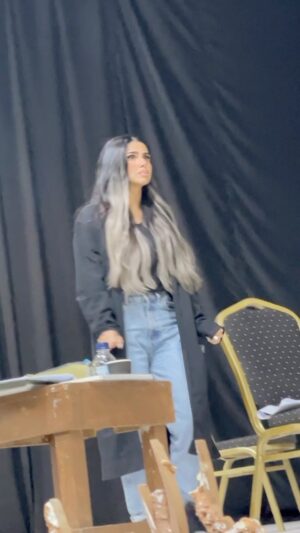 Zahra Arafat Instagram - من بروفاتها اليوم #اخر_يوم_في_حياتي