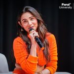 Zara Khan Instagram - Her charm definitely made our hearts swing with love on stereo!🥰🎧 Our students had a great time dancing with Zahrah Khan to the tunes of her latest song, #LoveStereoAgain, and were truly amazed by her energetic performance. They clearly enjoyed the event to its fullest. 🥳 Here are some stills from her visit to our campus yesterday!💞 @reedanshpatelofficial @nikhilkothari88 @tigerjackieshroff @edwardmayaofficial Vadodara, Gujarat, India