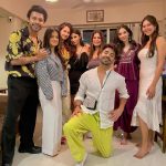 Zara Khan Instagram - An evening at home full of love and beautiful friendships over lots of food & even more dessertsss🧁 may life always keep us under the sunshine of happiness love and success !! AMEN 🧿 💛 ☀️ 😘 @sonambajwa @dishapatani @aparshakti_khurana @imouniroy @stebinben @jasleenroyal @anusoru
