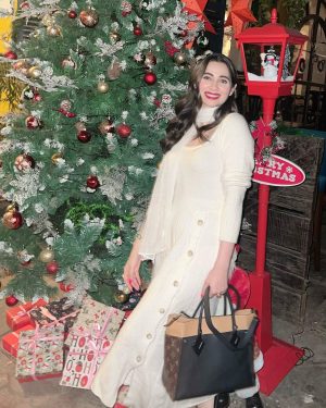 Zara Khan Instagram - Wishing you a season that’s merry and bright with the light of God’s love.✨
#merrychristmas 🎄🤶🏻💚