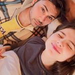 Zara Khan Instagram - Lazy mornings with my baby boo !! #siblinglove 🫶🏻🤗😘 love you always & forever 🧿