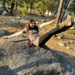 Zara Khan Instagram - In the middle of nowhere but exactly where I should be !Thankful To Allah, My Guardian Angels & the Universe for never letting me down and always always always taking care of me 🙏🏻🫶🏻🧿 #Thankyou ( celebrate each and every every moment and count your blessings cuz when there’s a will there’s a way! ) #love #hapiness #infinity #blessed #grateful #closertogod #alwaysandforever