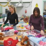 Zara McDermott Instagram - Today, I’ve volunteered at my local baby bank as part of my ongoing work with the Princess Of Wales , @earlychildhood and her initiative to get help to families with young children in the lead up to Christmas. Me and my mum walked away feeling utterly inspired by the wonderful people that work there, and with a deeper understanding of why baby Banks are so important in our local communities. Not only do they provide clothing, blankets, toys and equipment to help parents in need, but they also provide a safe and warm environment for those who need it, as well as someone to talk to. I was also talking to one of the incredible women who works there, and I learnt of the significant number of women who seek help from baby banks after fleeing relationships where there is domestic violence involved. Over this festive period it’s extremely important to remember that there are so many people who aren’t so fortunate, who won’t have amazing Christmases with their families… because they are in need. And you can help. I encourage you to donate anything you can to your local baby bank, as this can make such a huge difference. There are over 200 baby banks across the UK, so make sure you look for one near you! Today we wrapped some Christmas presents so that families in need can still have some festive cheer and gifts. We sorted through some of the donations and we read some cards that some kind people had written to give to someone who needed the words. What a beautiful day. Thank you for having me. ❤️ I will be back very soon ❤️