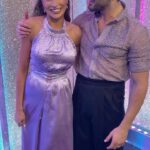 Zara McDermott Instagram - What incredible lifts! @zara_mcdermott and @grazianodiprima are putting the ooooh in American Smooth 🤩 #Strictly