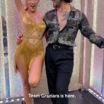 Zara McDermott Instagram - Graziara is in the building! 👌What a dream team @zara_mcdermott and @grazianodiprima are going to make #Strictly