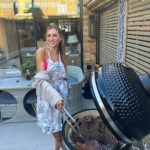 Zara McDermott Instagram - this bank holiday weekend… Sam made a questionable sock choice (he’s still convinced it matches… someone tell him😩) … then I decided to try and do a BBQ for the first time in my life, burnt everything & ruined the whole evening 😂😂😂😂 p.s. I also put coconut oil in Sam’s hair hence the look 😂😭 London, United Kingdom