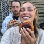 Zara McDermott Instagram - this bank holiday weekend… Sam made a questionable sock choice (he’s still convinced it matches… someone tell him😩) … then I decided to try and do a BBQ for the first time in my life, burnt everything & ruined the whole evening 😂😂😂😂 p.s. I also put coconut oil in Sam’s hair hence the look 😂😭 London, United Kingdom