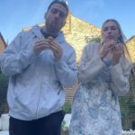 Zara McDermott Instagram - this bank holiday weekend… Sam made a questionable sock choice (he’s still convinced it matches… someone tell him😩) … then I decided to try and do a BBQ for the first time in my life, burnt everything & ruined the whole evening 😂😂😂😂 p.s. I also put coconut oil in Sam’s hair hence the look 😂😭 London, United Kingdom