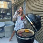 Zara McDermott Instagram - this bank holiday weekend… Sam made a questionable sock choice (he’s still convinced it matches… someone tell him😩) … then I decided to try and do a BBQ for the first time in my life, burnt everything & ruined the whole evening 😂😂😂😂 p.s. I also put coconut oil in Sam’s hair hence the look 😂😭 London, United Kingdom