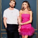 Zara McDermott Instagram - Beauty (Zara) and the beast 😂 never normally do photoshoots as it’s not really me, but the @thetimes was one that I couldn’t say no to, and especially when your other half looks that beautiful 🥹❤️ proud moment. Had to get the cats involved as well 😂