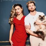 Zara McDermott Instagram - Beauty (Zara) and the beast 😂 never normally do photoshoots as it’s not really me, but the @thetimes was one that I couldn’t say no to, and especially when your other half looks that beautiful 🥹❤️ proud moment. Had to get the cats involved as well 😂