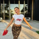 Zara McDermott Instagram - 🐆❤️