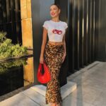 Zara McDermott Instagram - 🐆❤️