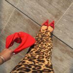 Zara McDermott Instagram - 🐆❤️