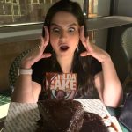 Zareen Khan Instagram - MATILDA - Loved the movie as a Kid , Loveeeee the cake as an Adult. If you are a chocolate lover like me , you have to try this one from @parkers at @thedubaimall bcoz this is as chocolaty as it can ever get ! #NotAnAd #MatildaCake #ChocolateCake #Throwback #TbT #ZareenKhan Parker's