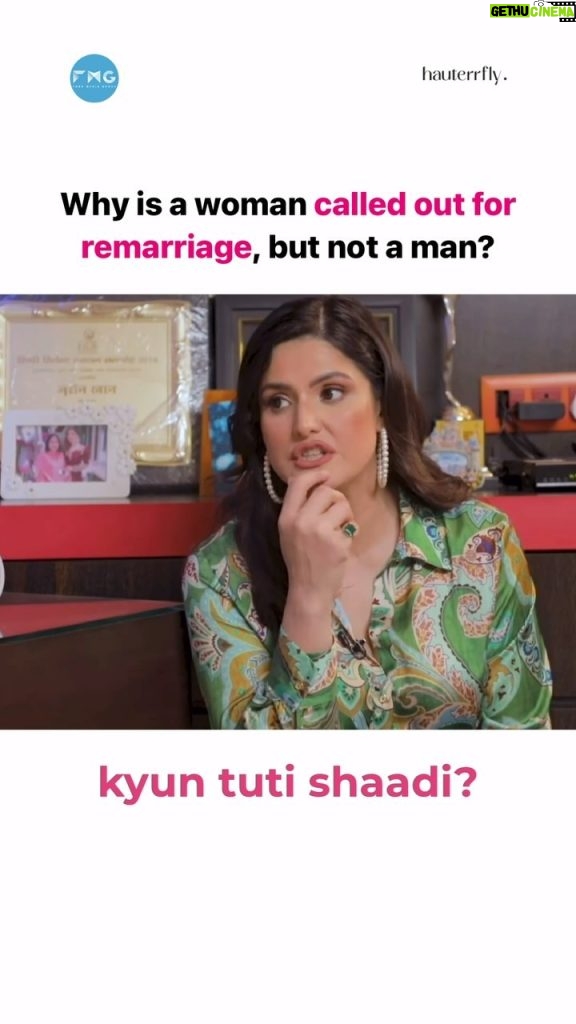 Zareen Khan Instagram - @zareenkhan calls out the concept of marriage in Indian society. What do you think of her stance? Watch The Male Feminist ft. @zareenkhan exclusively on our YouTube channel. (Zareen Khan, Marriage, Divorce, Divorce rate, Indian society, Patriarchy, Feminism)