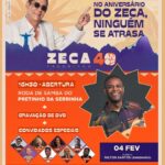 Zeca Pagodinho Instagram - Quem conhece o Zeca Pagodinho pessoalmente já sabe: ele é pontual! O sambista não chega na hora, chega antes!!! 🤣⏱️🥰 Por isso, a dica para o show desse domingo é : CHEGUE CEDO! Vai ter @pretinhodaserrinha comandando uma roda de samba a partir das 16h30 no estádio do Engenhão e logo depois o show do Zeca com seus convidados especiais. Esperamos vocês! Ingressos no link aqui da bio e nos stories! ✨ Abertura dos portões - 15h ✨Roda de samba com Pretinho da Serrinha - 16h30 ✨ Show Zeca Pagodinho & Convidados - 19h #zecapagodinho #samba Engenhão (Estádio Olímpico Nilton Santos)
