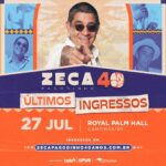 Zeca Pagodinho Instagram - ⚠️ Atenção, Campinas/SP! ⚠️ ÚLTIMOS INGRESSOS pro show #ZecaPagodinho40Anos na cidade em 27 de julho!!! Avisa pra geral, pois quem avisa amigo é! 😉 📢 Para não perder essa festa, é só correr pro site ZecaPagodinho40anos.com.br e garantir seu lugar! Vai ser bom demais! 🎉🥁