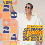 Zeca Pagodinho Instagram - VEM, 2024!!! 💙⠀ Um novo ano chegou e, com ele, muitos motivos comemorar! ✨⠀ ⠀ E no dia 4 de fevereiro já temos uma grande celebração marcada: aniversário do Zeca Pagodinho e o show em homenagem aos seus 40 anos de carreira! Quem vem com a gente?! 😉⠀ ⠀ Que 2024 seja um ano incrível para todos nós, com muito samba, amor, dinheiro no bolso e saúde - que é o mais importante! 🙏⠀ ⠀ #2024