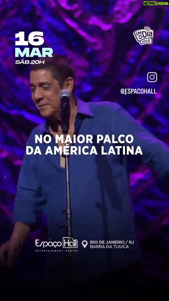 Zeca Pagodinho Instagram - ❗️Atenção, Rio de Janeiro! Já estão sabendo da novidade? Vai ter show do Zeca Pagodinho no @espacohall!!! E já tá chegando, é dia 16 de março!! Então é bom correr pra garantir seus ingressos no site Uhuu.com! 🏃♂️🏃♀️ Chama os amigos e vem sambar! 🥁 Espaço Hall