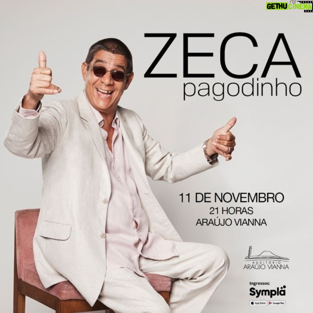 Zeca Pagodinho Instagram - Alô, Porto Alegre! Faltam 10 dias pro Zeca Pagodinho e a Banda Muleke subirem ao palco do auditório @araujoviannaoficial! ÚLTIMOS INGRESSOS À VENDA! Vai lá no link dos stories para garantir os seus! Bora sambar?! #ZecaPagodinho