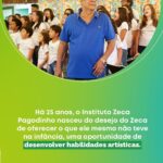 Zeca Pagodinho Instagram - Ao longo da história do IZP, tivemos o privilégio de ver muitos alunos crescerem como artistas, mas também como seres humanos, desenvolvendo talentos e paixões que os impulsionam rumo ao sucesso. ​✨ Acesse nosso site para descobrir como você pode apoiar essa transformação! ​💚 #izp #institutozecapagodinho #alunos #história #projetosocial #zecapagodinho #música #arte