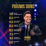 Zezé di Camargo Instagram - É show que vocês querem? ATENÇÃO NA AGENDA! 🎤 'Zezé Di Camargo Rústico'. Anotem as datas dos próximos shows! Estou ansioso para encontrar cada um de vocês! 🎶 Conta pra mim: em qual cidade vamos nos ver? Deixe nos comentários e vamos fazer esses shows serem inesquecíveis! 🎸🔥 #ZezeDiCamargo #Rustico #Agenda