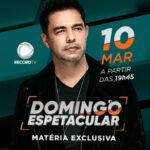 Zezé di Camargo Instagram - Amanhã, não percam minha entrevista exclusiva no @domingoespetacular da @recordoficial, domingo, dia 10/03, às 19h45. Conto com vocês! 🎥✨ #ZezeDiCamargo