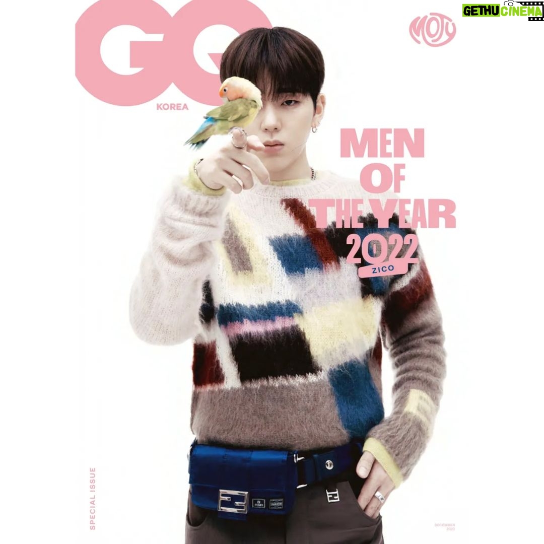 Zico Instagram - @gq_korea @fendi Men of the year 2022