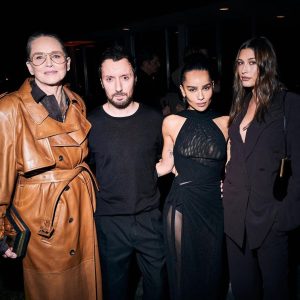 Zoë Kravitz Instagram - @ysl 🖤 @anthonyvaccarello