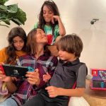 Zoe Saldaña Instagram - #nintendopartner Kickstarting our holiday season with this special bundle, which includes a Nintendo Switch, Mario Kart 8 Deluxe 🥇🏁, and three months of Nintendo Switch Online!! @NintendoAmerica #nintendo It’s race time!!!!