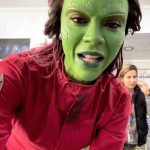 Zoe Saldaña Instagram – #gamora takes #selfies #guardiansofthegalaxyvol3