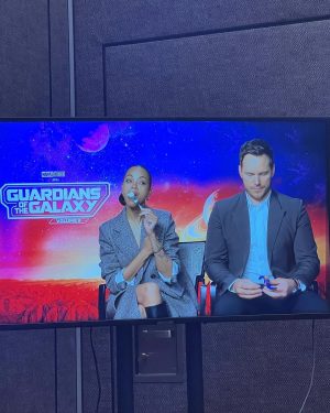 Zoe Saldaña Instagram - The weekend volume #gotg3
Merci Paris!