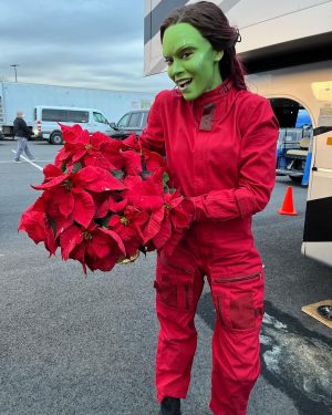 Zoe Saldaña Instagram - Let the GOTG photo dump begin! #teamgamora