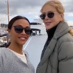 Zoe Saldaña Instagram - Game on…with my #Lioness 🦁 @ZoeSaldana
