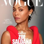 Zoe Saldaña Instagram - Thanks for having me, @voguethailand 📸: @thomaswhiteside Style:@mrfabioimmediato Hair: @mararoszak Makeup: @makeupbyvera7 Nails: @nails_by_yoko