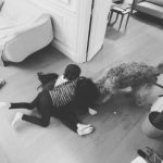 Zoe Saldaña Instagram - Being your mother is such a treat. The laughs, the jokes, the @lego pieces everywhere, the brawls, the meltdowns, the milestones that ache so deeply, the achievements that make our hearts bursts… everything about you is meant to be just as it is. Stay wild, pure and free. Oh and your furry baby sister Dolce completes us so well! Our crazy little girl is meant for us too!