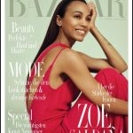 Zoe Saldaña Instagram - Thank you @harpersbazaargermany and @fendi for this beautiful cover ♥️ Editor: @kaimargrander Photographers: @sofiaandmauro Writer: @marlene_soerensen Stylist: @petraflannery Hair: @thebradylea Make-up: @makeupbyvera7 Manicure: @y.azzyyfr Set design: @antoinedugrandc