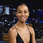 Zoe Saldaña Instagram – @zoesaldana spills on details from the set of @marvel’s #GuardiansOfTheGalaxy Vol 3. #FallonTonight