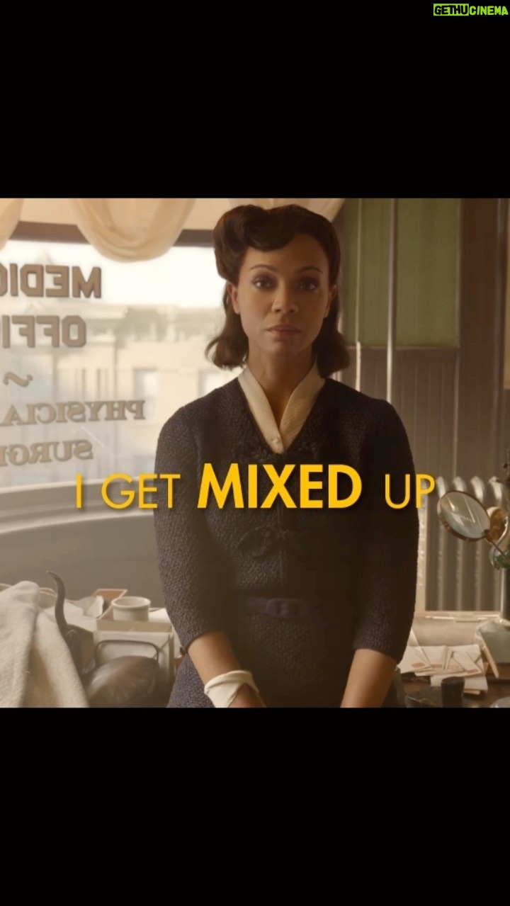 Zoe Saldaña Instagram - “I get mixed up in all sorts of things”- Irma St Clair Amsterdam in theaters October 7th
