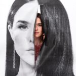 Zoey Deutch Instagram - seeing double 👀 by the incredible @jr #paperportraitserie