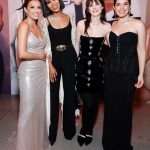 Zooey Deschanel Instagram – An amazing night with even more amazing women 🖤 #ELLEWIH