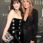 Zooey Deschanel Instagram – An amazing night with even more amazing women 🖤 #ELLEWIH